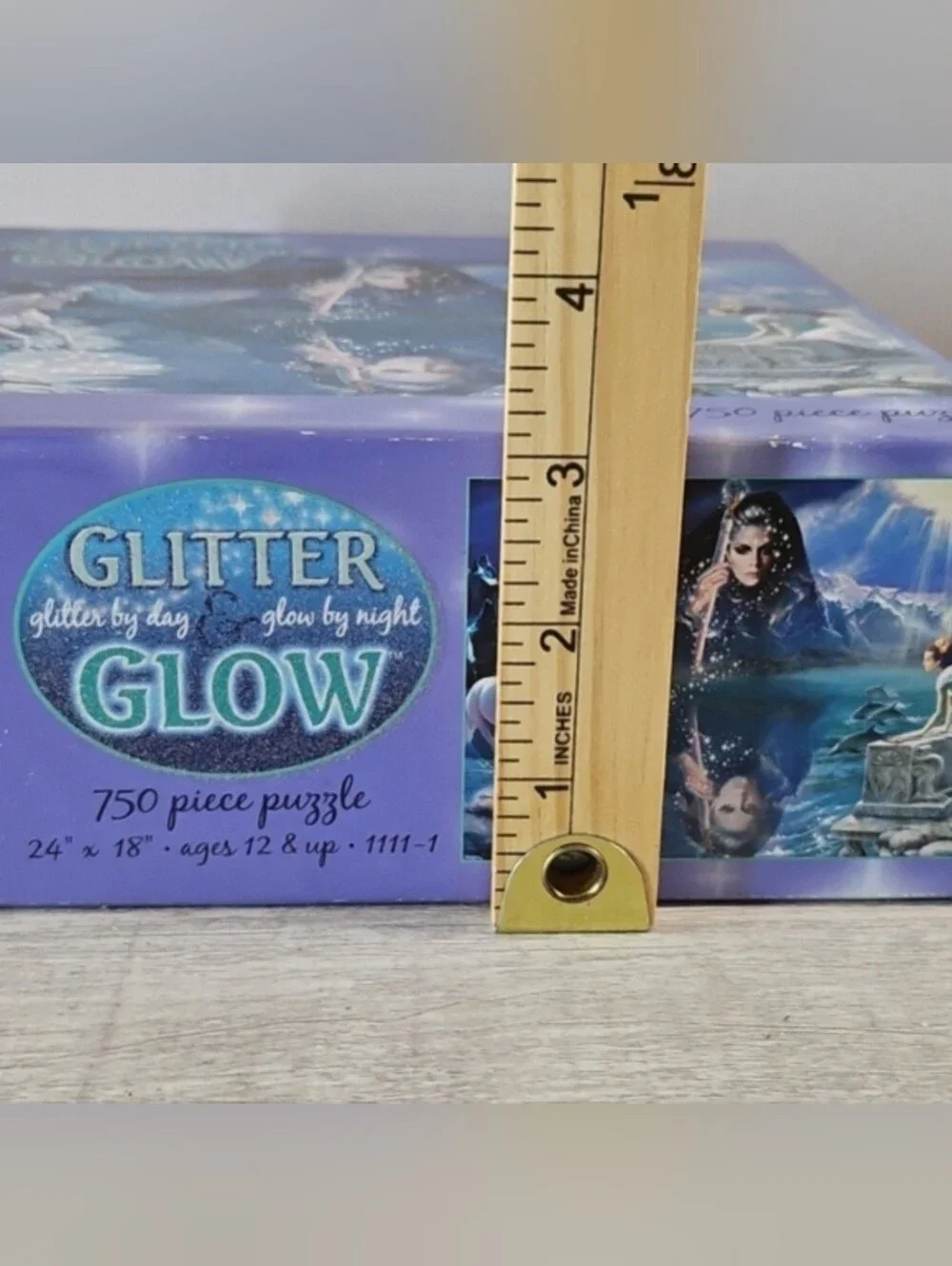 Glitter Glow Fortunes Dream Magical Unicorn Fantasy 750 Piece Puzzle Whimsical